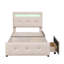 Barbare Upholstered EU Single - 90 X 200 Cm Storage Bed-1692149660