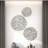 3 Piece Metal Starburst Wall Decor with Cutout Design Set 15", 19", 23"D-1843561918