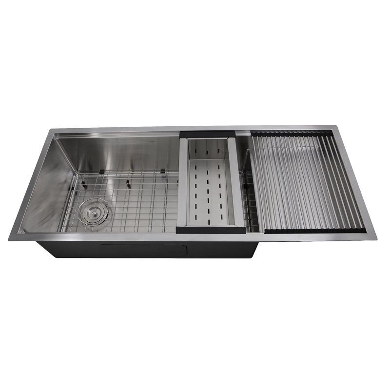 44'' L Stainless Steel Single Basin Kitchen Sink