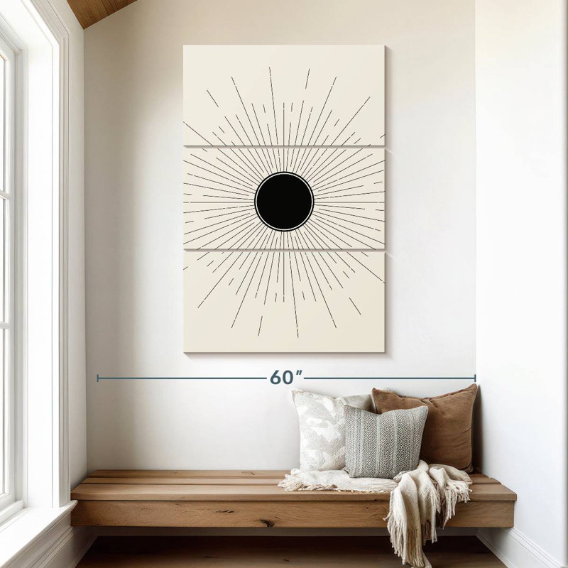 Adella Boho Sun I, 50" H x 32" W
