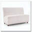 Causeuse beige en tissu Boucle