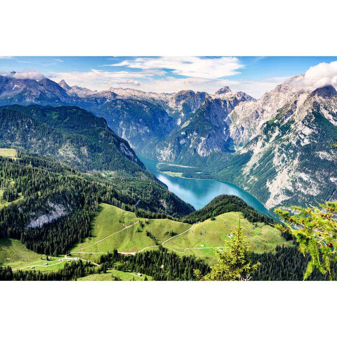 Bayerische Aussicht von Gehringj - Kunstdrucke auf Leinwand ohne Rahmen