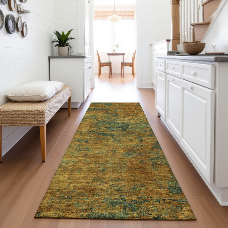 Premium Machine Washable Alexa AMF1093 Abstract Rug, Runner 2'3" x 7'6"