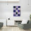 Abstract Purple Squares Abstract Bold Contemporary Lavender Lilac Violet Wall Art Print 1 Piece Wrapped Canvas Wall Art-1955987296