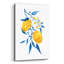Art mural en verre épique «Blue Leaf Lemons 2» par Yvette St. Amant-103930667
