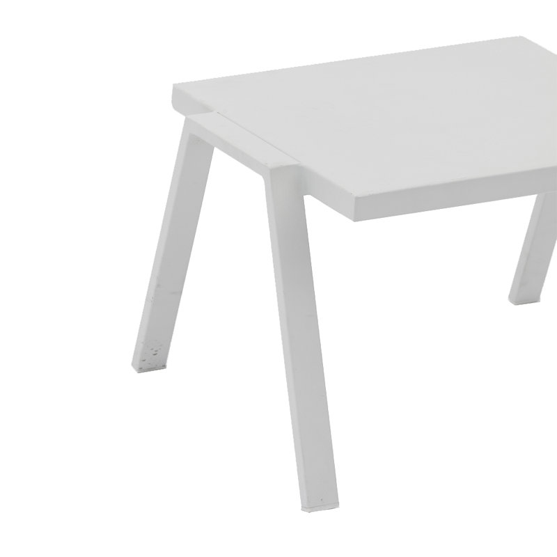 Table d'appoint Indianola, Blanc