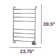 Chauffe-serviettes mural Warmrails Kensington