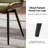  Oakham 19.75''W Modern Solid Wood Dining Chair Set with Bent Wood-1284401344-1284401356