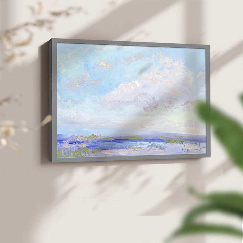 «A Perfectly Lovely Day», reproduction encadrée, H 11 po x l 14 po, Gris