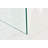 Versatile Transparent Tempered Glass End Table for Various Settings
