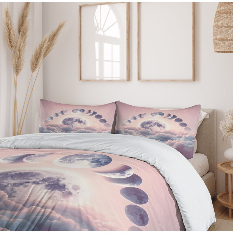 Pink Duvet Cover, King Duvet Cover + 2 Standard Shams