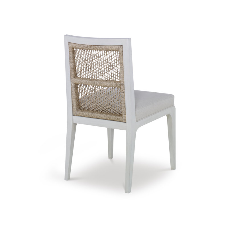 Curate Solid Wood Dining Chair, Off-White