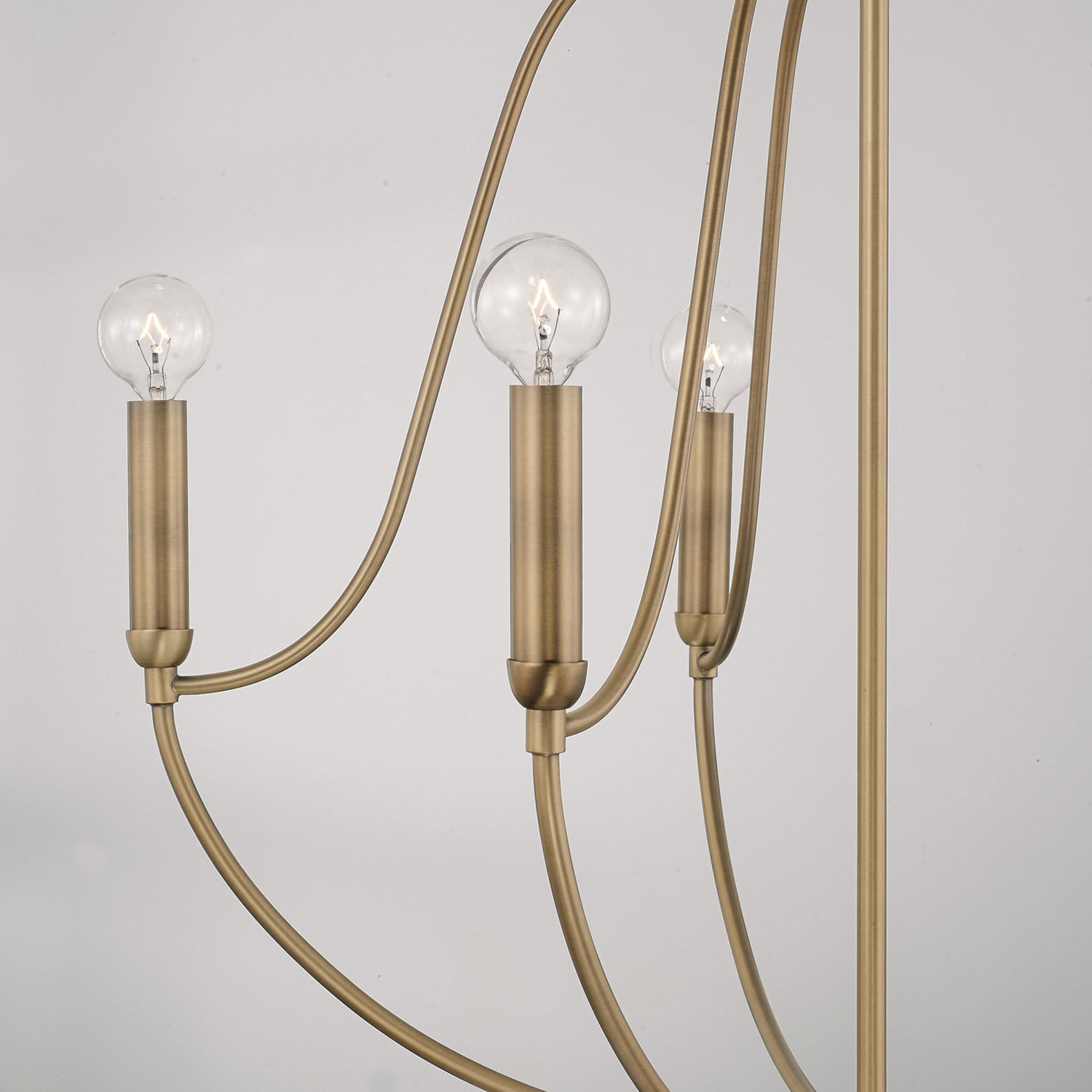 Kanda 5-Light Chandelier, Aged Brass
