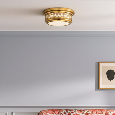 Williamsburg Tucker Flush Mount
