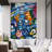 Vibrant Graffi Street Paint Peel & Stick Abstract Border-93868465