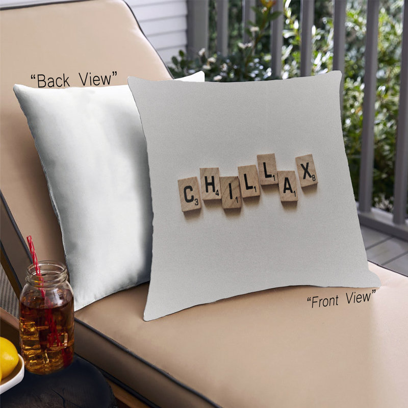 Coussin décoratif Quotes 2, Microsuède