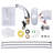 Automatic Sensor Bathroom Faucets Touchless Centerset Bathroom Faucet with Cover Plate-105300107