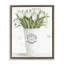 "Bouquet de tulipes blanches dans un vase parisien", art floral sur toile par Cindy Jacobs-1134388881-1134388911