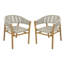 Ensemble de chaises d'appoint d'extérieur 2-630512899
