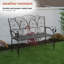Banc de jardin en métal Ridenour Sunleaves