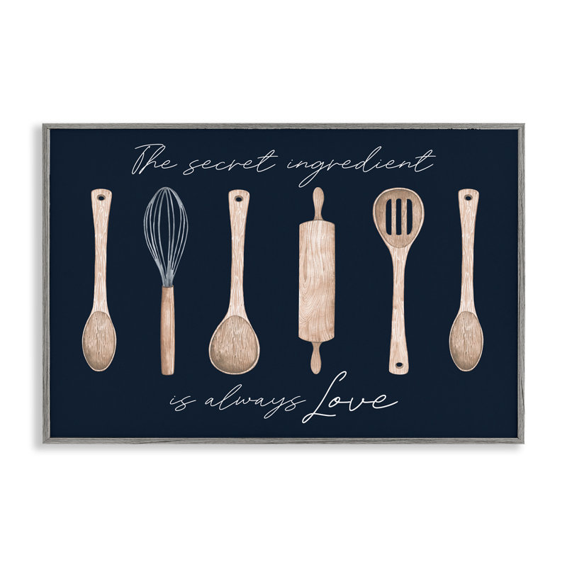 Giclée encadrée "Secret Love" par Lux + Me Designs, Estampe numérique Farmhouse, H 16 po x l 24 po