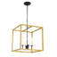 Lustre carré à 4 lumières Tankersley-1756589643