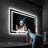 Lyra LED Lighted Bathroom Mirror with Defogger – Wall-Mounted Vanity Mirror with Adjustable Brightness & Color Temperature-57343205