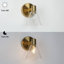 Applique murale 1 lumière Glam Gold