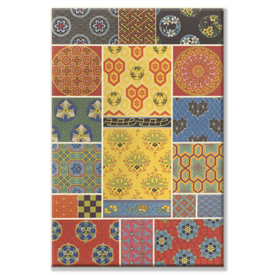 « oriental design #3 », impression sur toile tendue