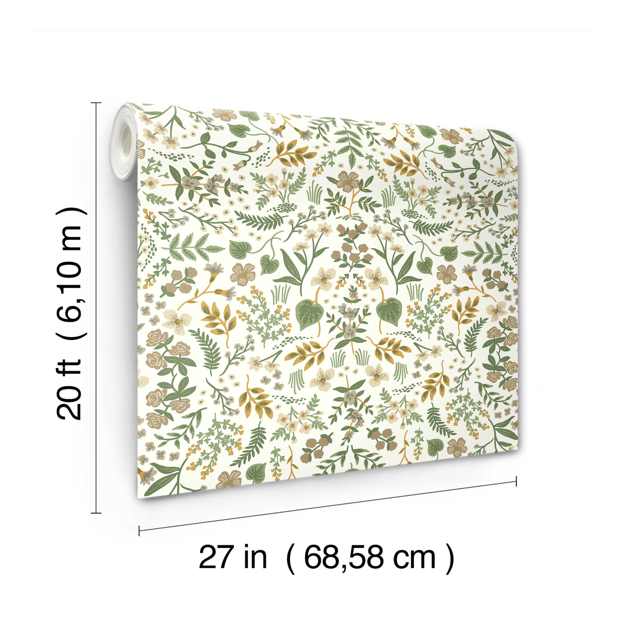 Wildwood Peel and Stick Wallpaper, Green