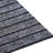 Runner Rug Hallway Non Slip Rubber Back Custom Size As Carpet Doormat Throw Rug Grey Striped-1605794310
