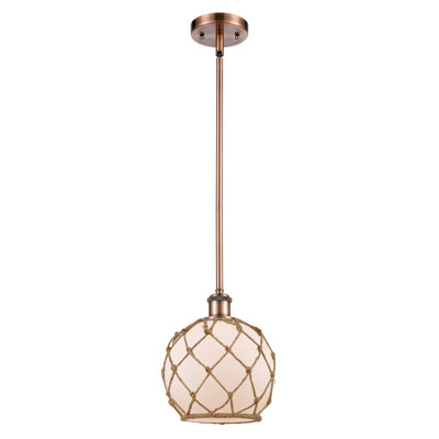 Luminaire suspendu sphère 1 lumière Tobey