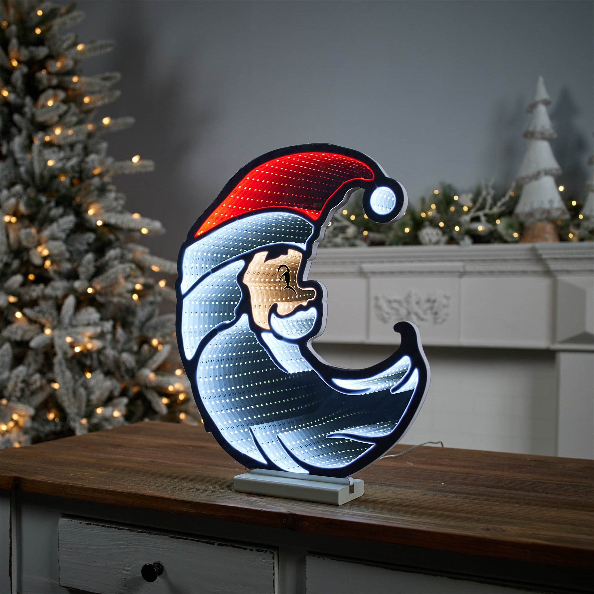 Melrose International Santa Head Ekkolight 24