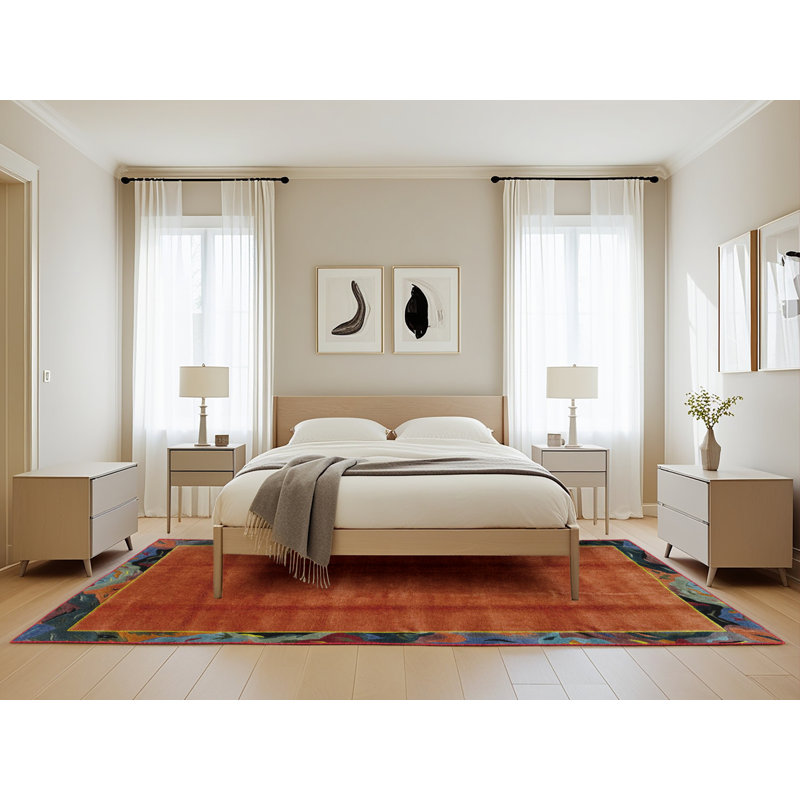 Abstract Indoor Rug, Rectangle 5' x 8'