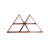 Artyom 2 Piece Triangle Mango Accent Shelf