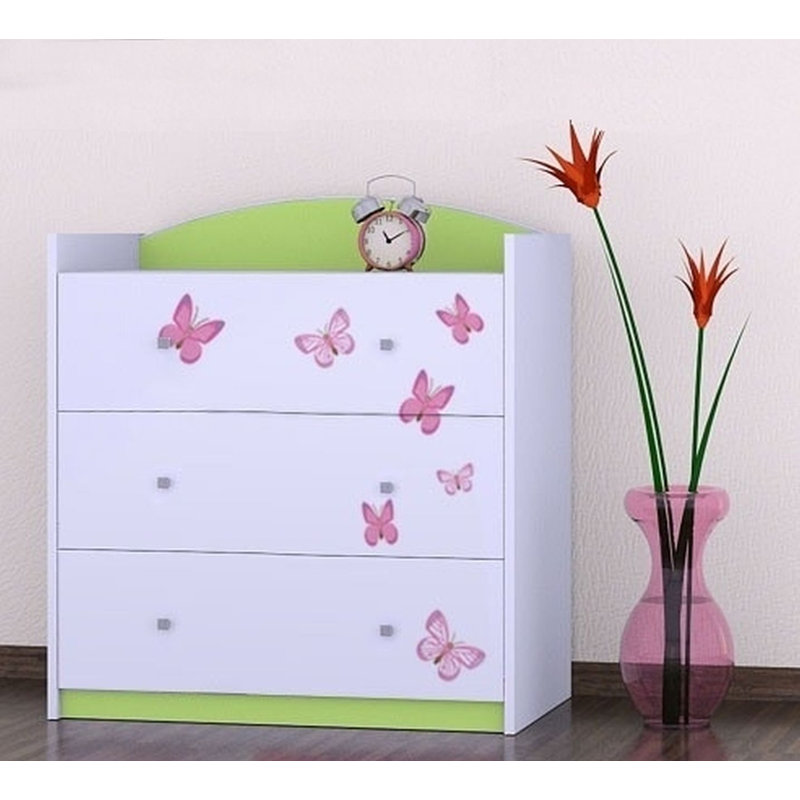 Nguyen Kids 3 - Drawer Chest, Green