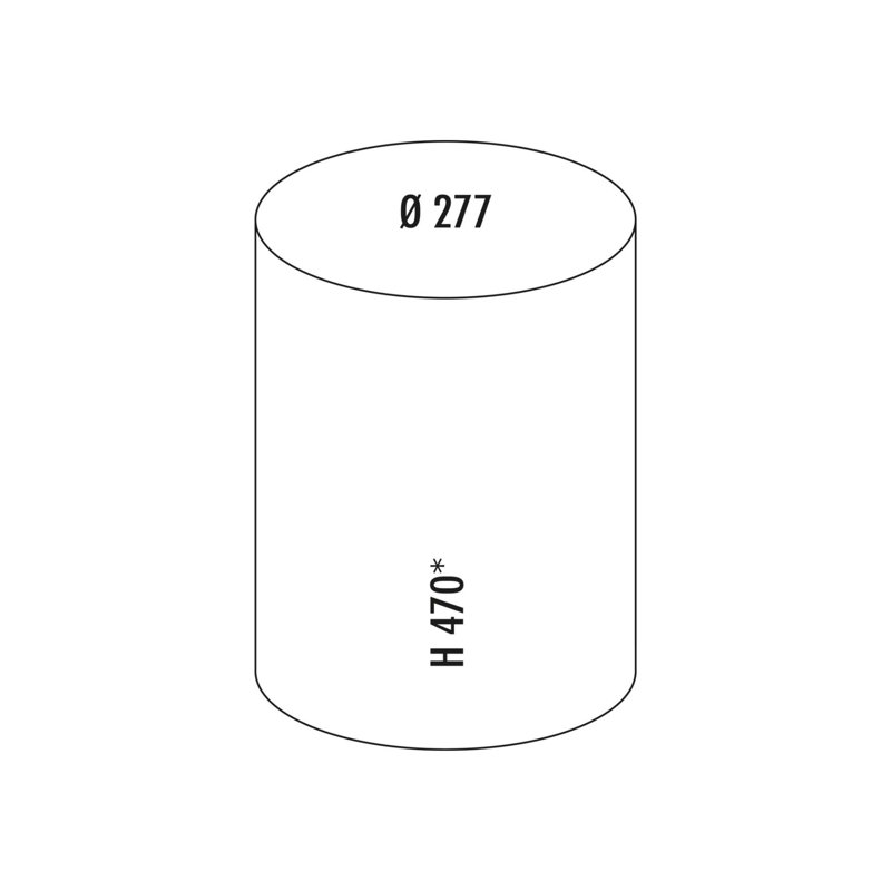 13 Litre Swing Top Pull Out Trash Can, White