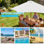 Housse de remplacement pour auvent de parasol de patio de 10 pi (pavillon seulement)-1956567968-2058194381