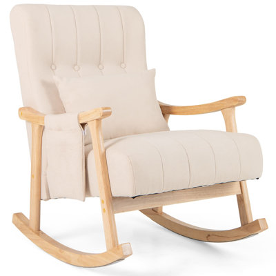 Solid Wood Rocking Chair