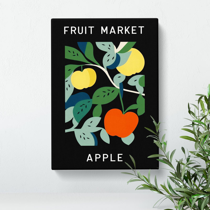 XMKTMKT-79 Apple Fruit Market Exhibition Vol.1 - Wrapped Canvas Print, 91cm H x 60cm W x 3cm D