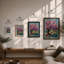 Flowering Tree Grove Botanical - Framed Print-605896129-605896154