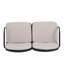 Causeuse d'extérieur en PP Luna, structure avec coussin Luna-227292003-227292002