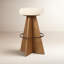 Damon Swivel Stool-Sapphire Khaki-Counter-574702695-566847704-591906181