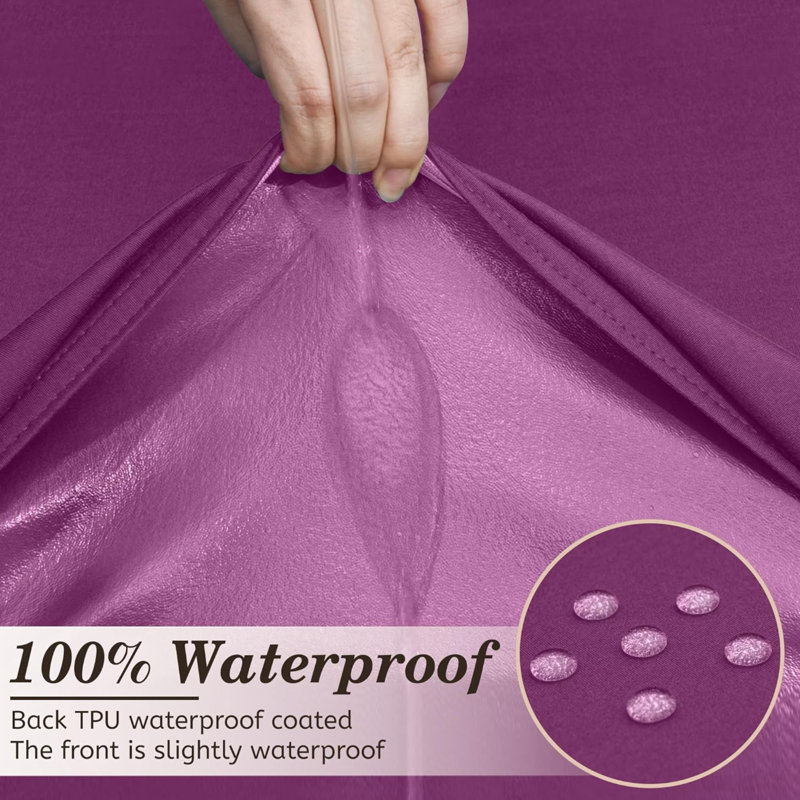 Housse pour canapé en tissu, Tissu mauve