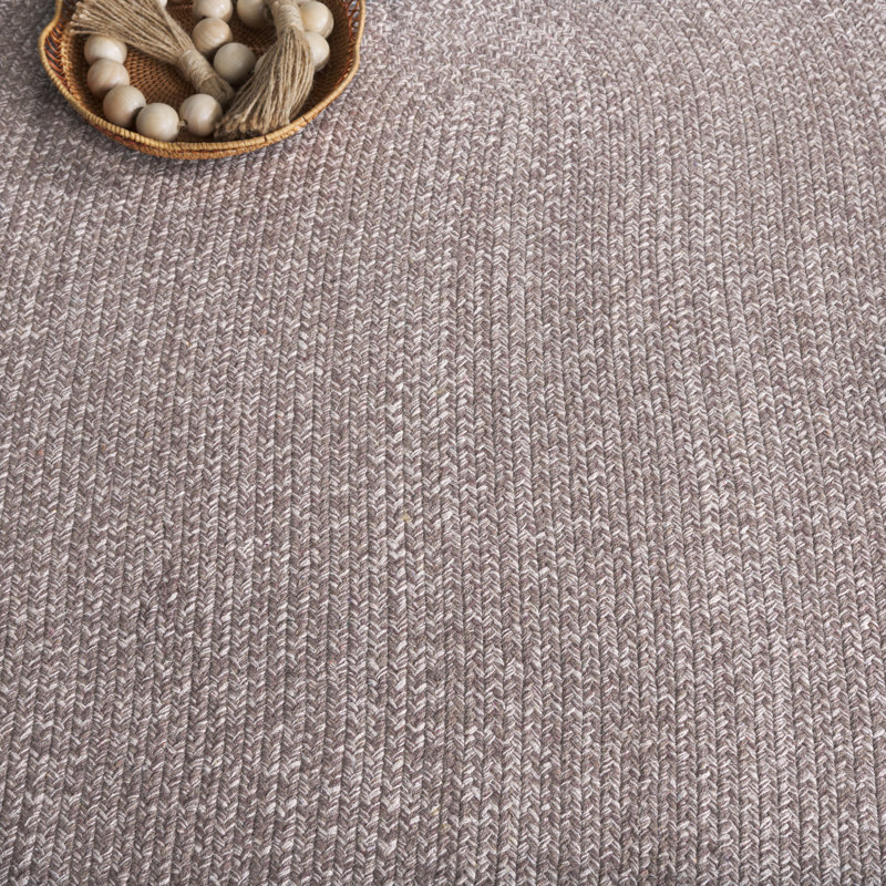 Tapis en coton tissé à la main Paulina, Rond 7 pi