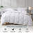  All Season Down & Feather Blend Comforter 100% Cotton White Duvet Insert-60317721