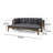 Kamita 79.5'' Acacia Outdoor Patio Daybed