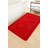 Premium Red Bathmat, 100% Polypropylene, 0.5 in Pile Height, 0.5 in Sponge Height, Total Thickness: 0.4 in | Non-Slip Natural Latex Sole, Machine Washable at 30°F | Soft, Durable & Stylish for Bathroom Comfort-1569766760