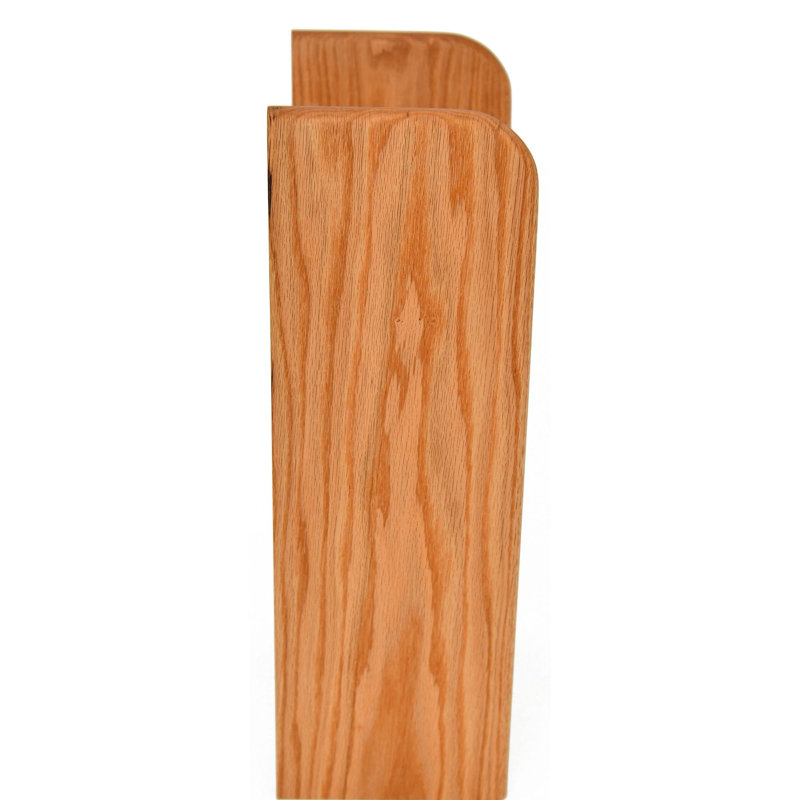 Dowel-Style Wooden CD Rack - 04 Series, Natural, 21.5" H x 12.25" W x 7.25" D