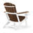 Folding Adirondack Chair, White-900684199